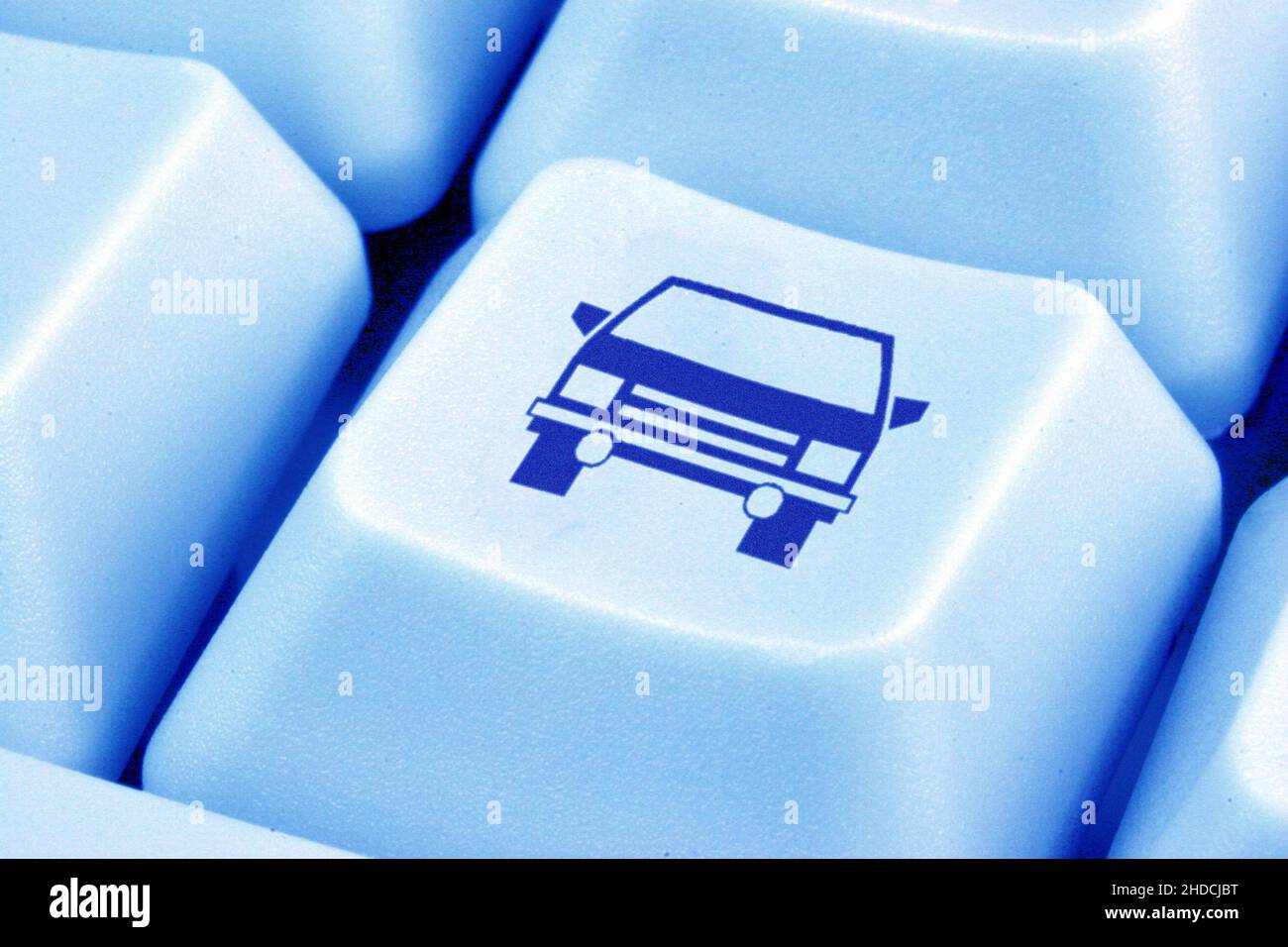 Computer, Geschmack, Computertaste, Sondertaste, Nahaufnahme, PKW, Auto, Automobil, SUV, Stockfoto