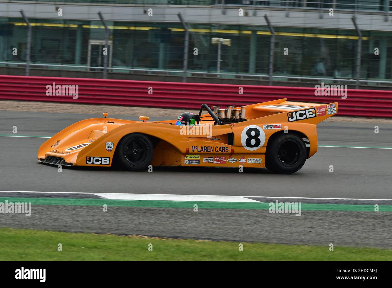 Dean Forward, McLaren M8F, HSCC Thundersports, früher bekannt als Pre 80 Endurance, Sports Racing, GT und Touring Cars, die im Rennen gefahren wären Stockfoto