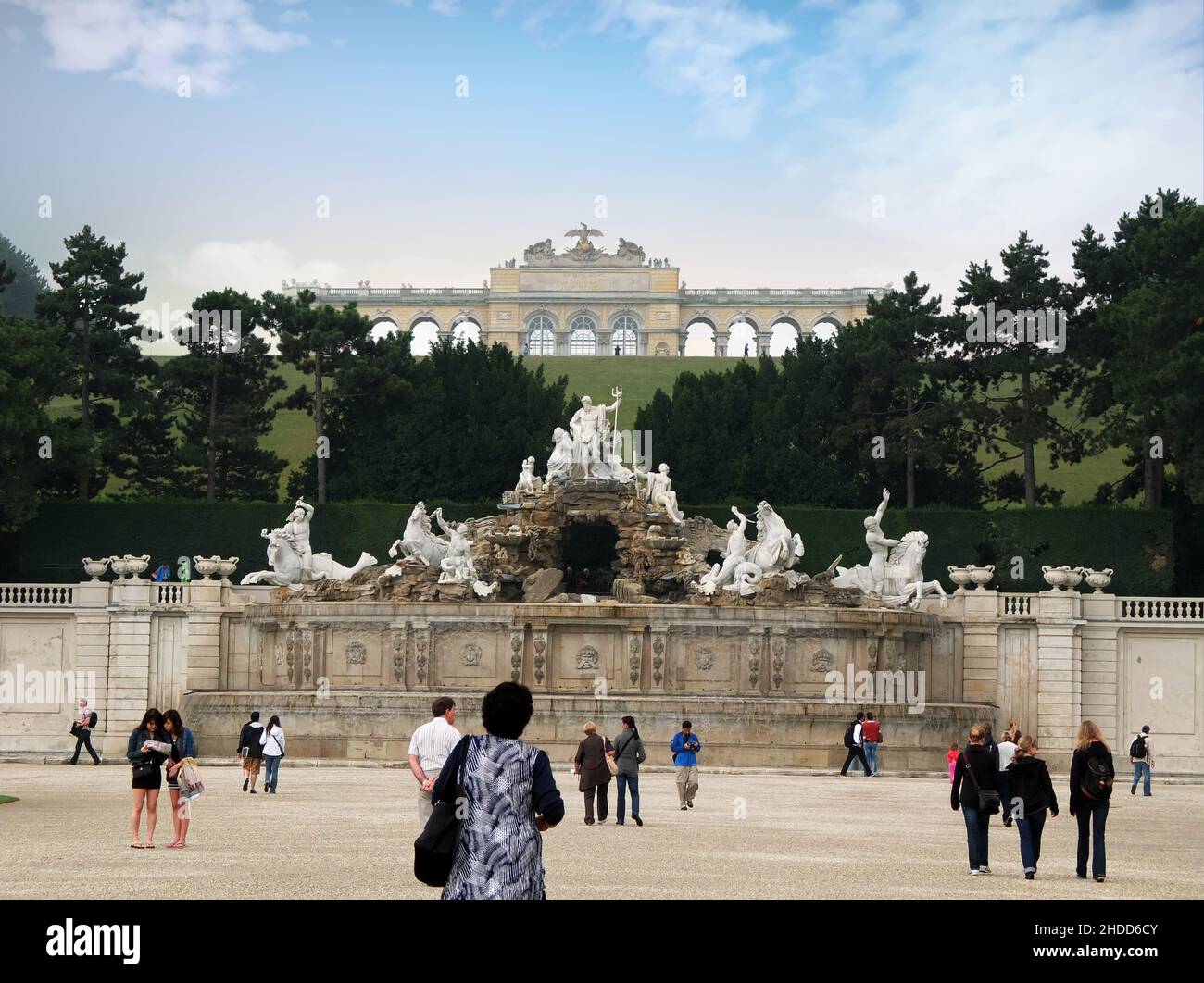 Wien, Österreich. Schloss Schönbrunn Stockfoto
