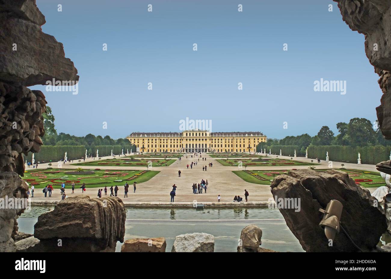 Wien, Österreich. Schloss Schönbrunn Stockfoto