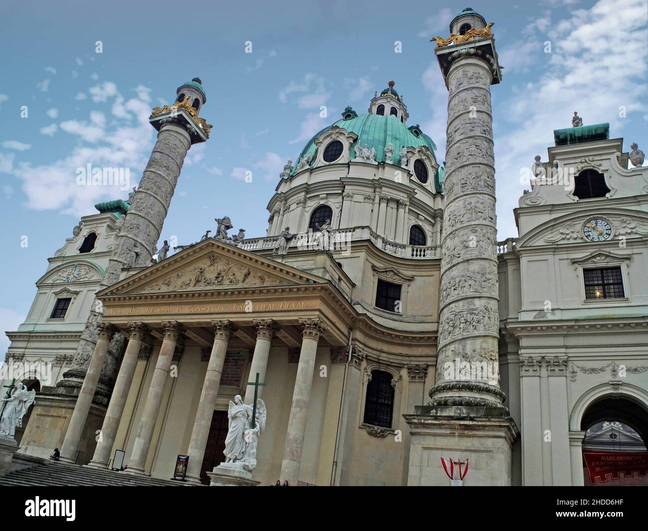 Wien, Österreich, Die Karlskirche Stockfoto