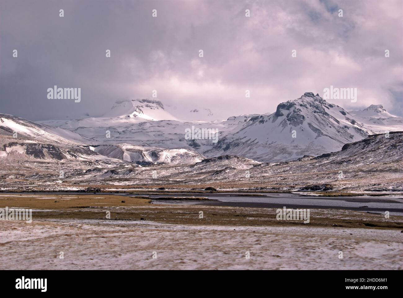 Island, wunderbare Natur Stockfoto