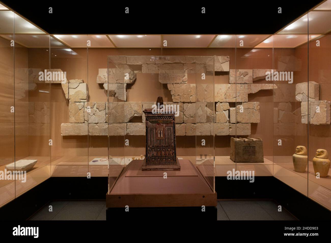 Ägyptische Sammlung im Brooklyn Museum of Art NYC Stockfoto