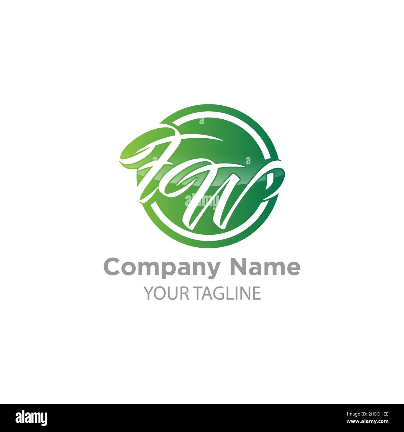 FW Logo Designfarbe mit weißem Hintergrund. Abstrakter Buchstabe FW Vektorgrafik.EPS 10 Stock Vektor