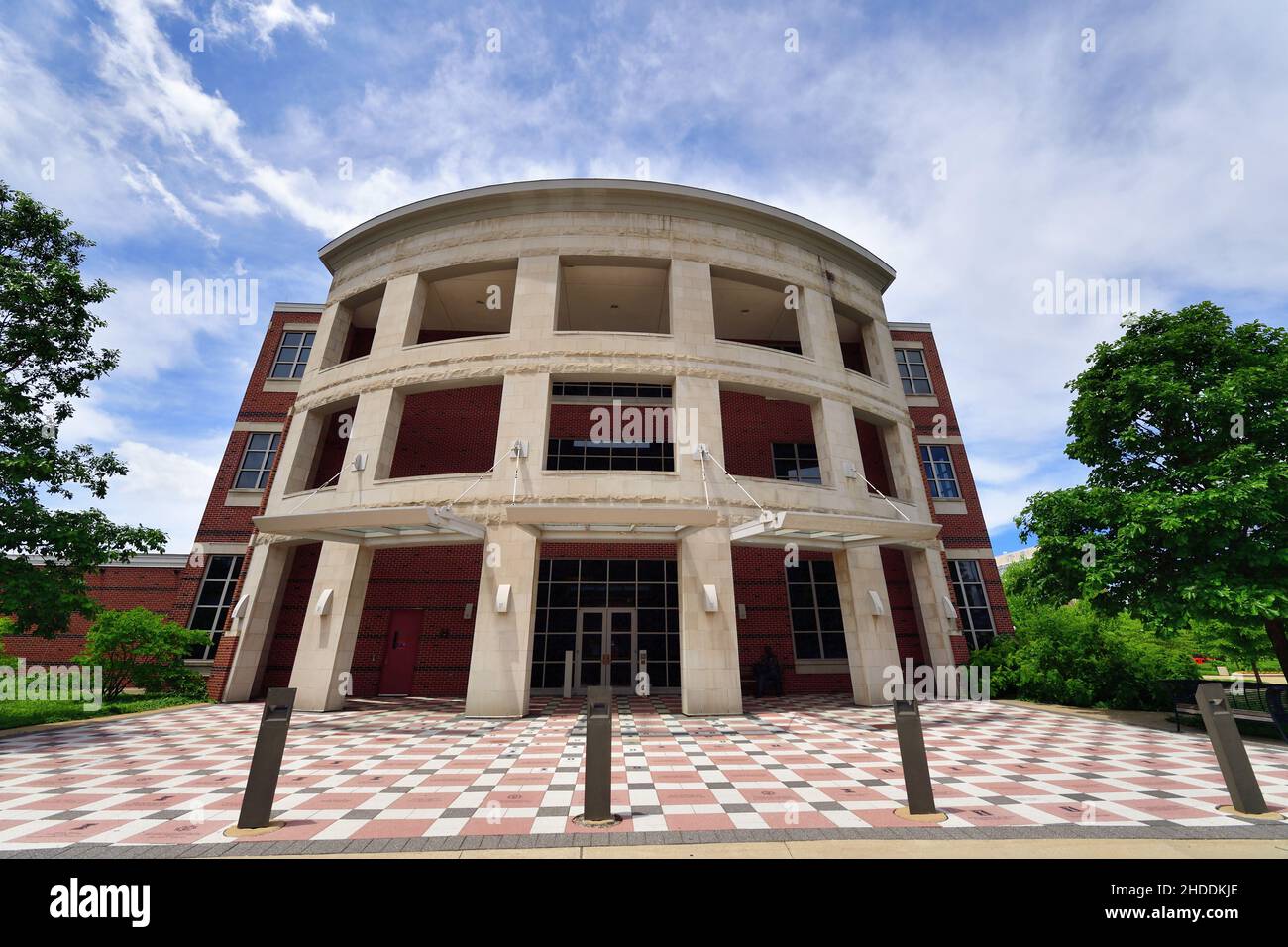 Champaign, Illinois, USA. Das Alice Campbell Alumni Center auf dem Campus der University of Illinois. Stockfoto