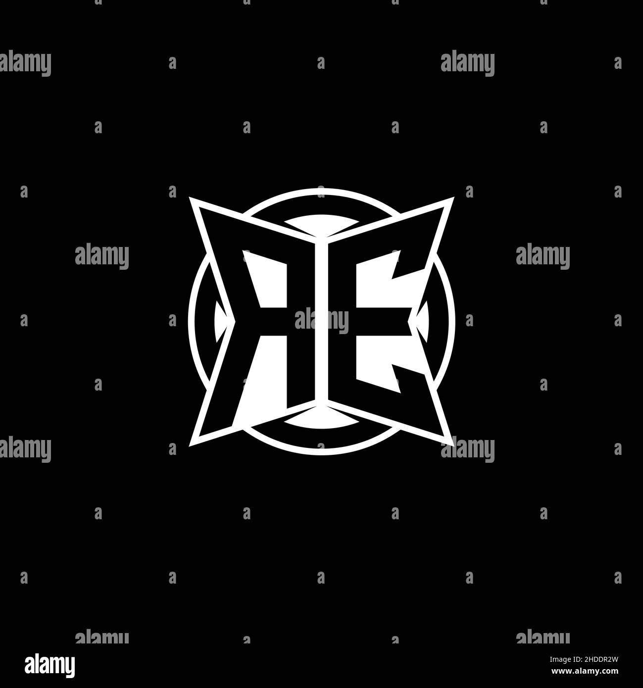 A, D, AD, DA, LOGO, monogramm, Alphabet, Design, Initial, Initial Letter, Initialen, Unterschrift, Brief, Schriftzug, Logos, Logotyp, abstrakt, schwarz, vec Stock Vektor