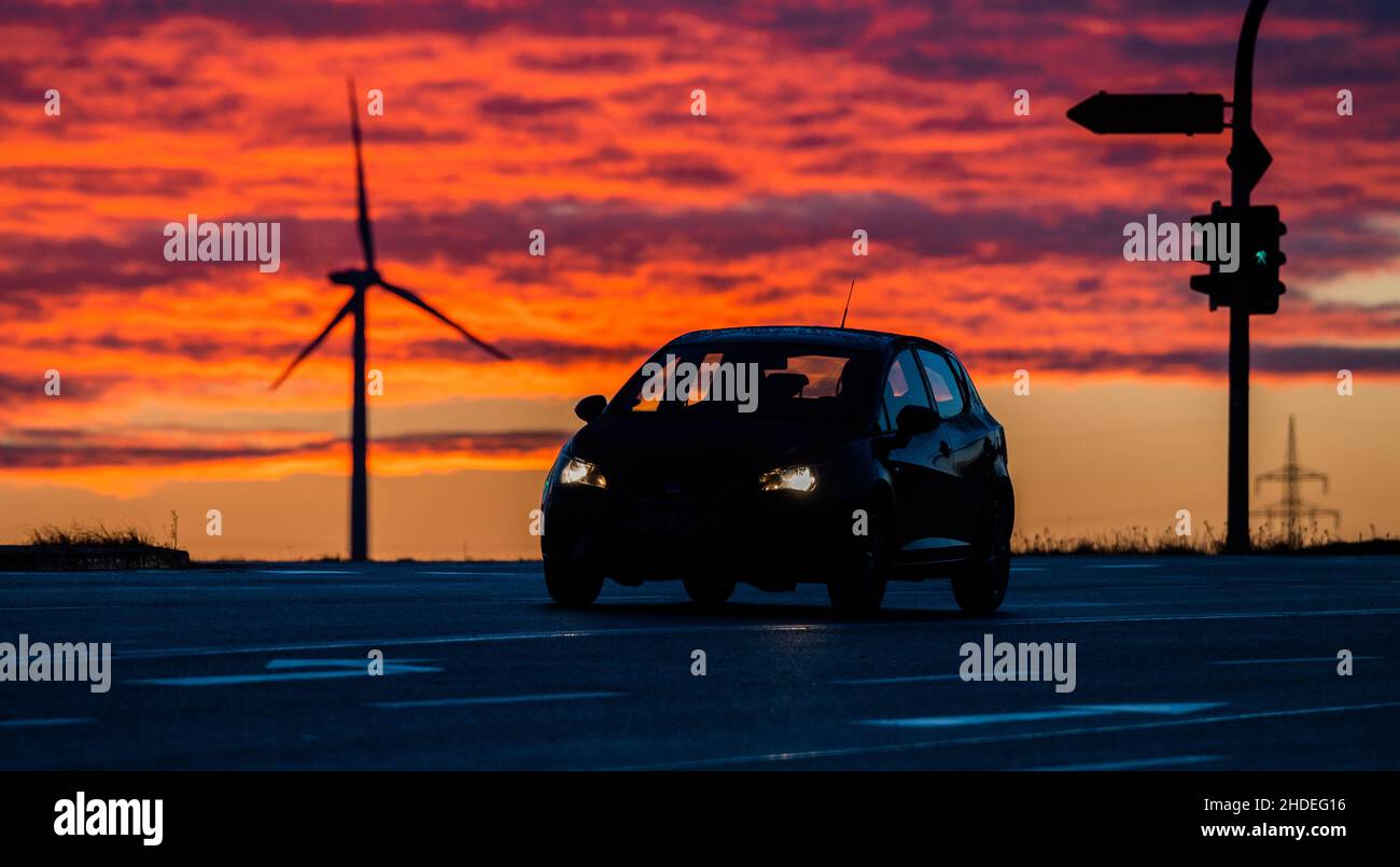 Erstaunlich Auto Wahrend Der Fahrt Ausgegangen Bild
