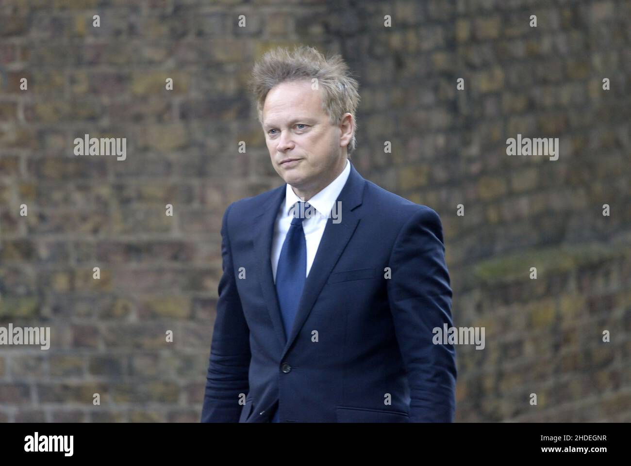Grant Shapps MP (Staatssekretär für Verkehr) bei Ankunft in der Downing Street, 5th. Januar 2022 Stockfoto