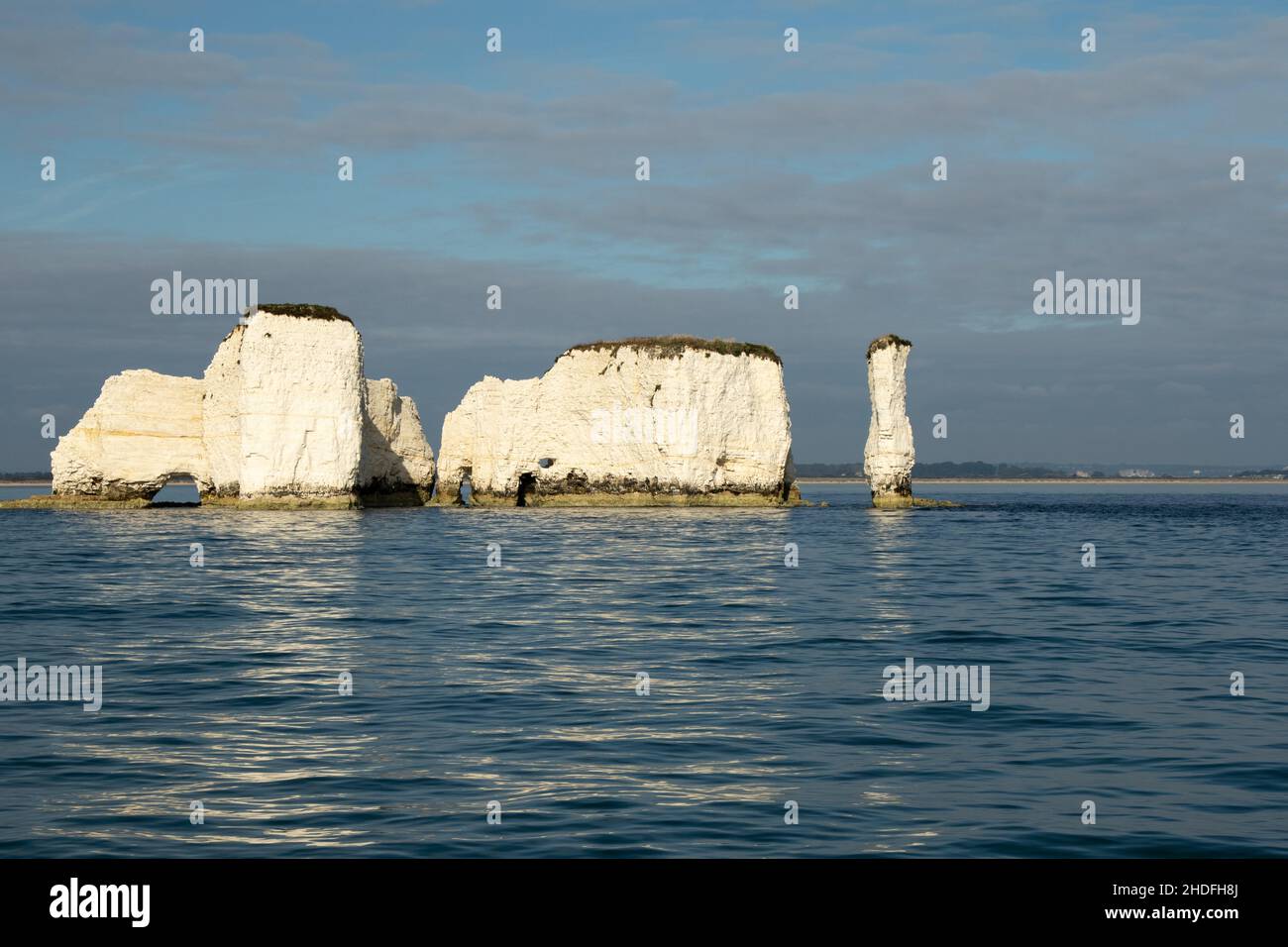 Old Harry's Rocks, Isle of Purbeck, Dorset, Großbritannien, Stockfoto