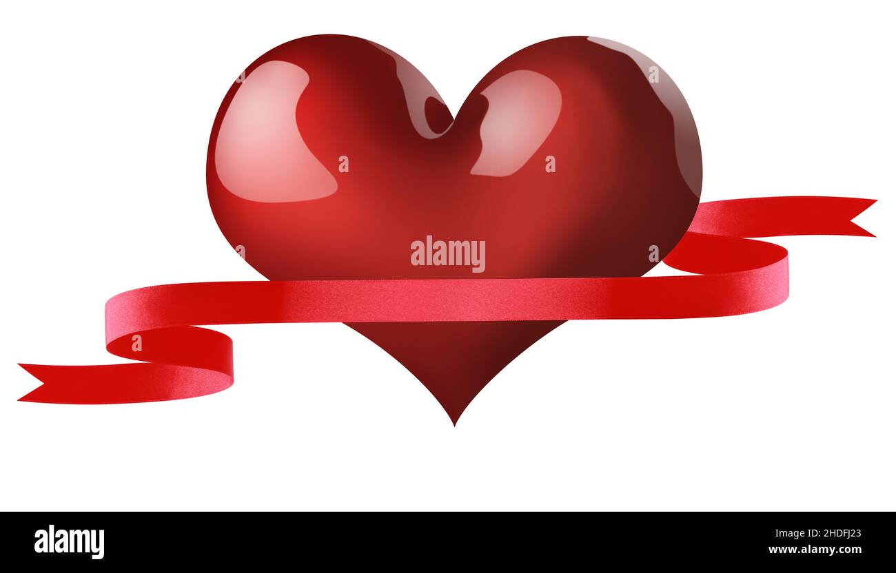 Liebe, Herz, valentinstag, Band, liebt, Herzen, valentinstag, Valentinstag, Valentinstag, Valentinstag, Bänder Stockfoto