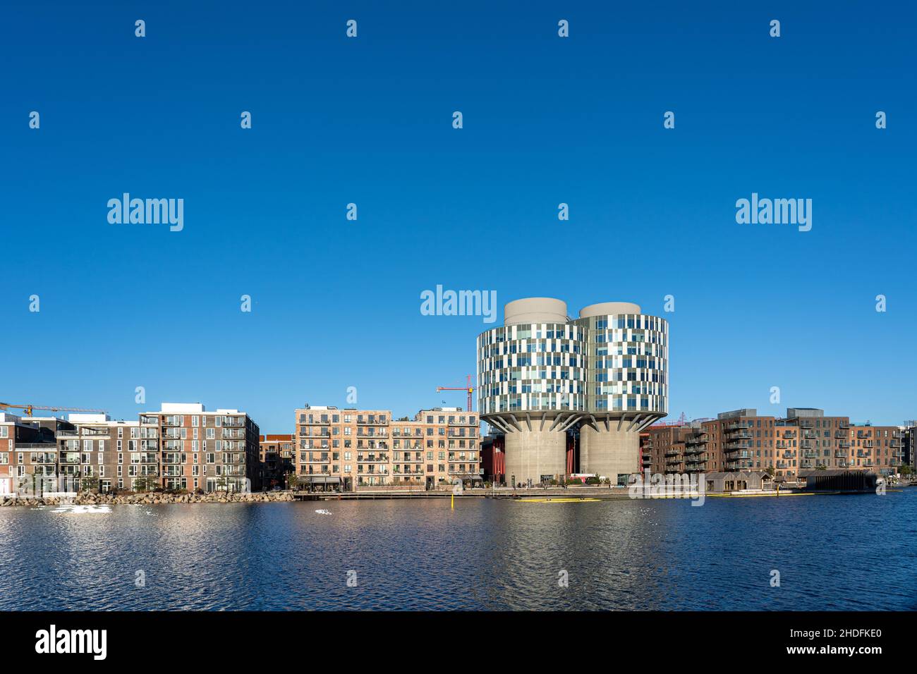 Portland Türme in Nordhavn Bezirk in Kopenhagen Stockfoto