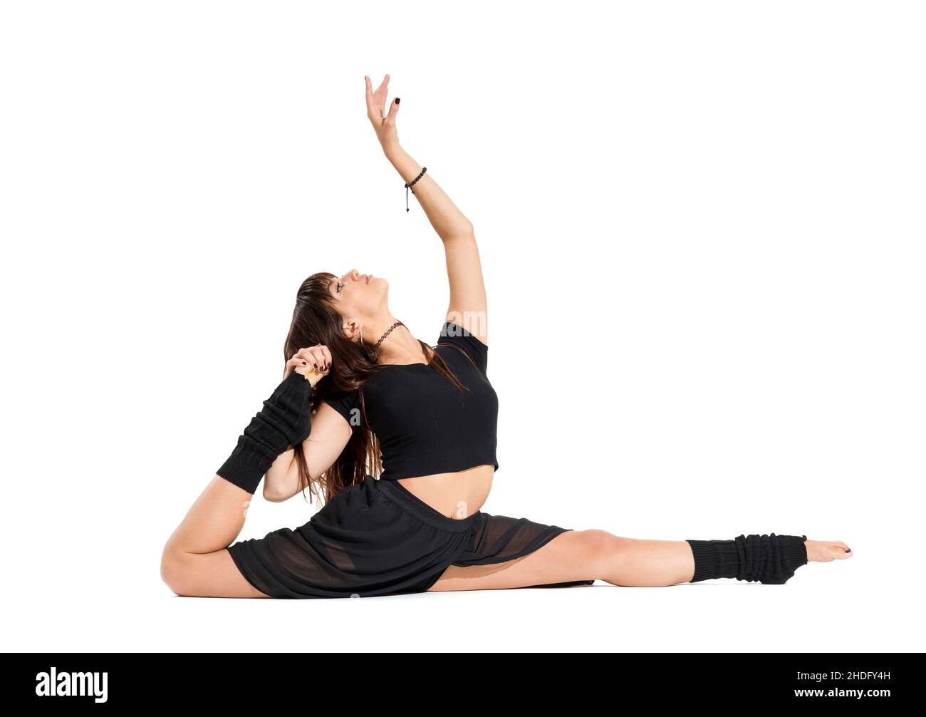 Balanceakt, Tänzer, Flexibilität, Balanceakt, Tänzer Stockfoto