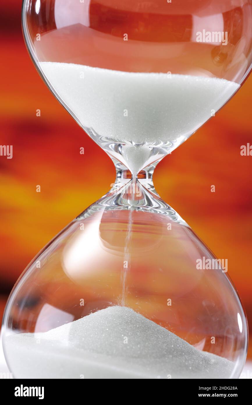 Zeit, Sanduhr, Zeiten, Sanduhr Stockfoto