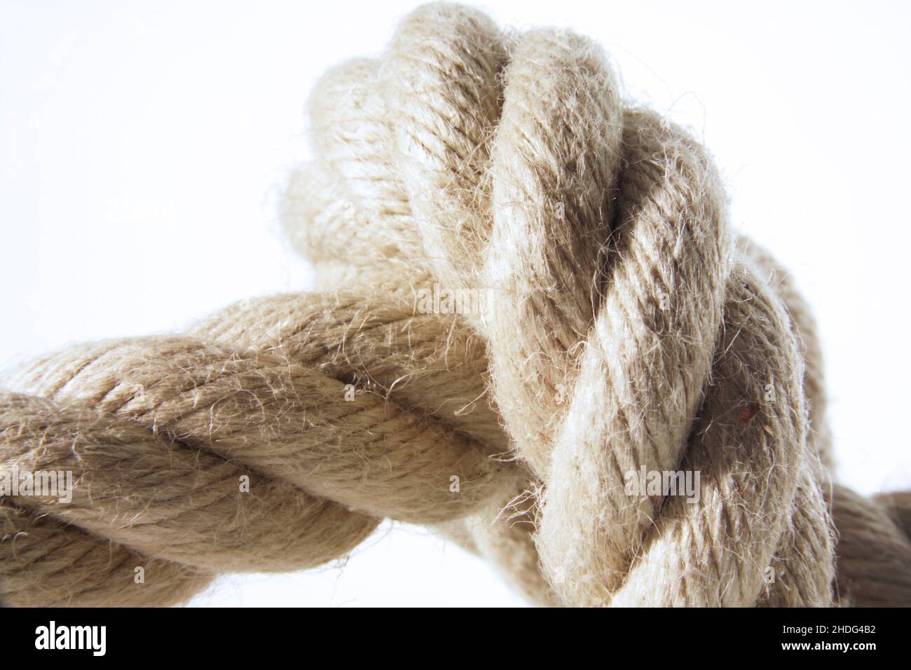 Tau, Seil, strickland, Knoten gebunden, Tau, Seile, Stricklands, gebundene Knoten Stockfoto