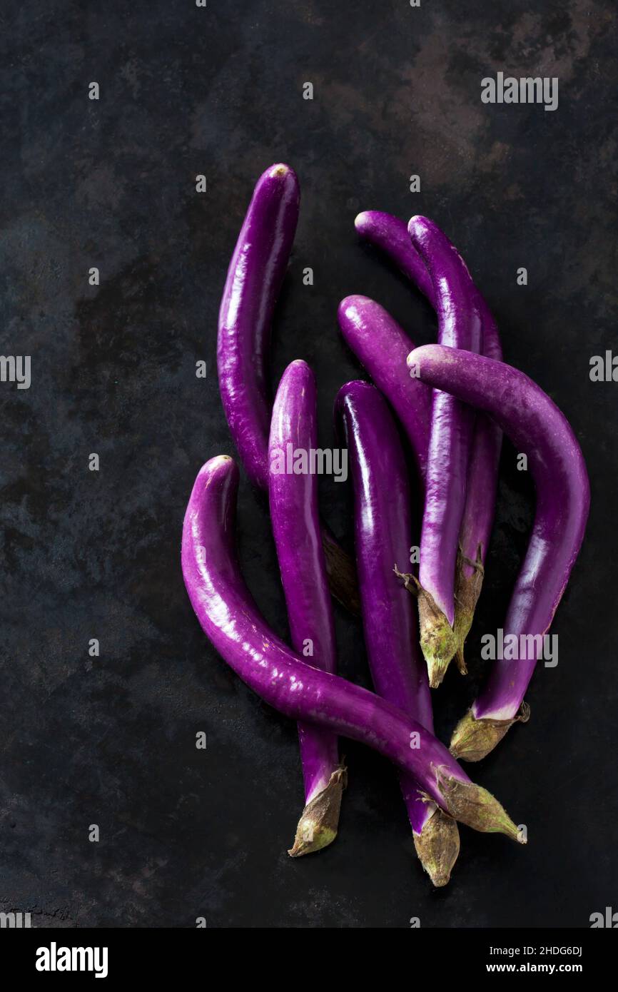 Auberginen-Perlina Stockfoto