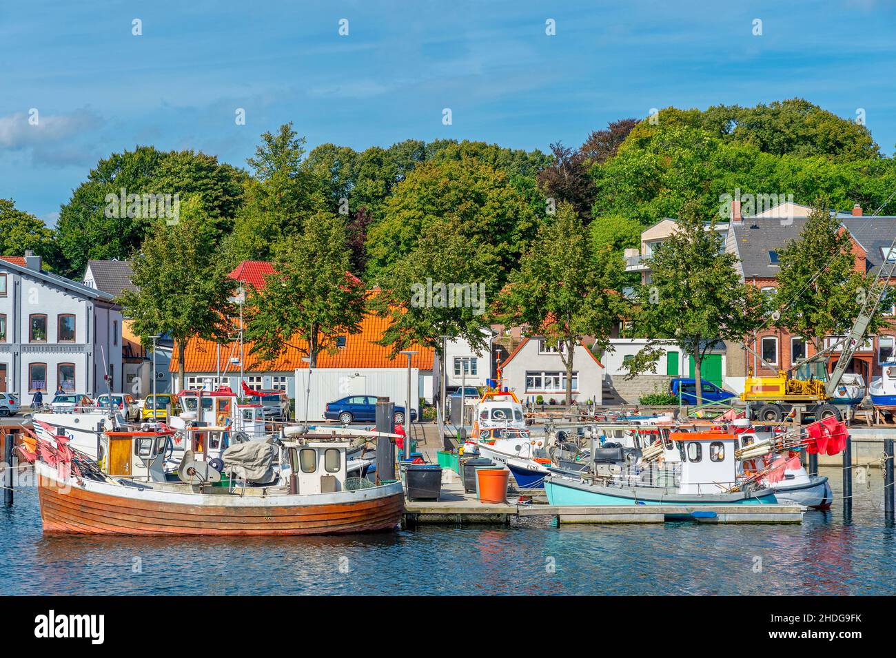 Fischerboote, Fischerboot Stockfoto