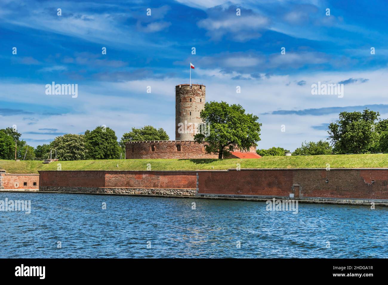 Festung von wisłoujscie Stockfoto