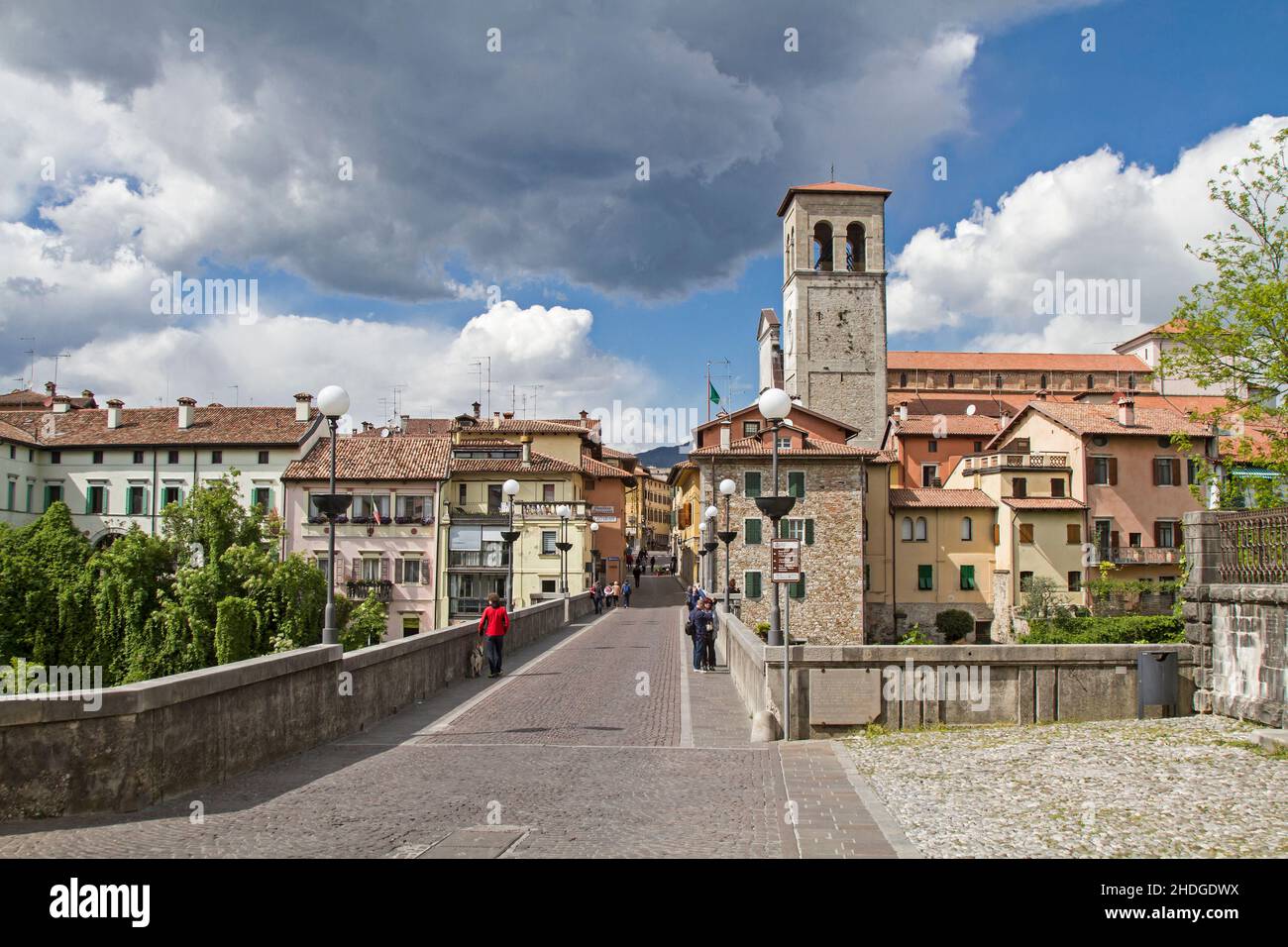 Teufelsbrücke, cividale del friuli, Teufelsbrücken Stockfoto