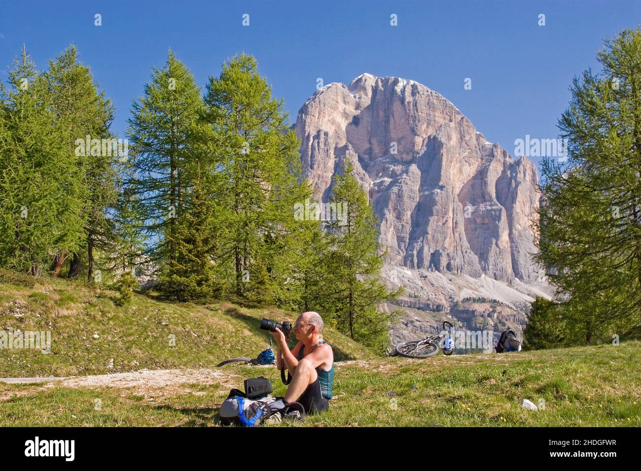 Mann, Foto, dolomiten, Mann, Männer, Fotos Stockfoto