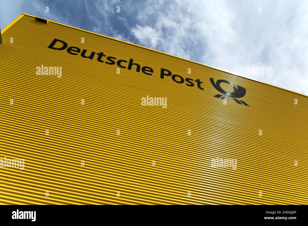 Logo, deutsche Post ag, Postunternehmen, Logos Stockfoto