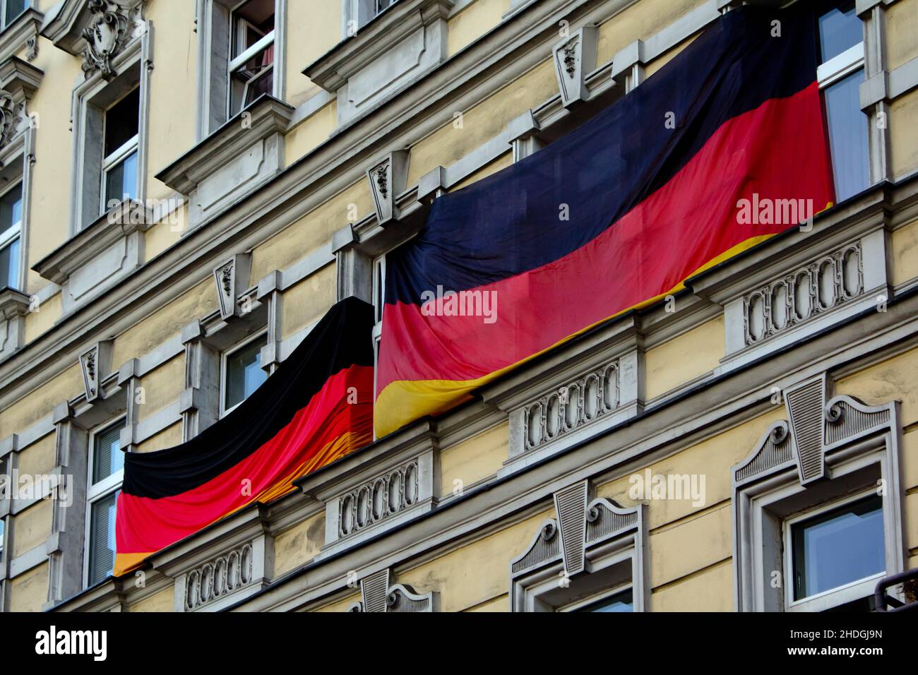 Flagge deutschlands, Patriotismus, Nationalismus, deutschlandflaggen, Patriotismus, Nationalismen Stockfoto