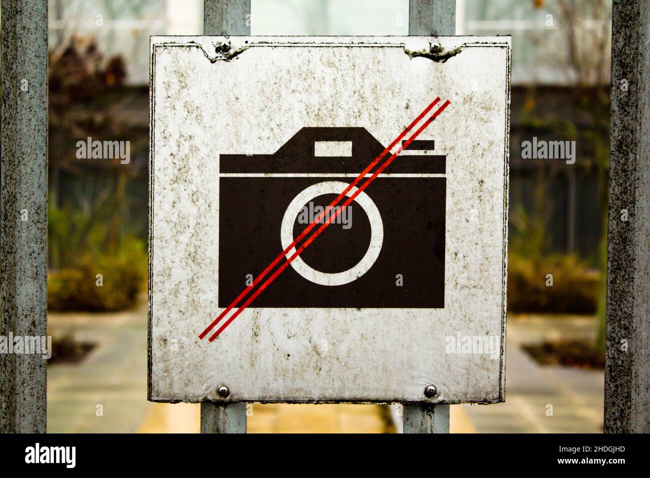 Fotografieren, verboten, fotografieren, verbotene Stockfoto