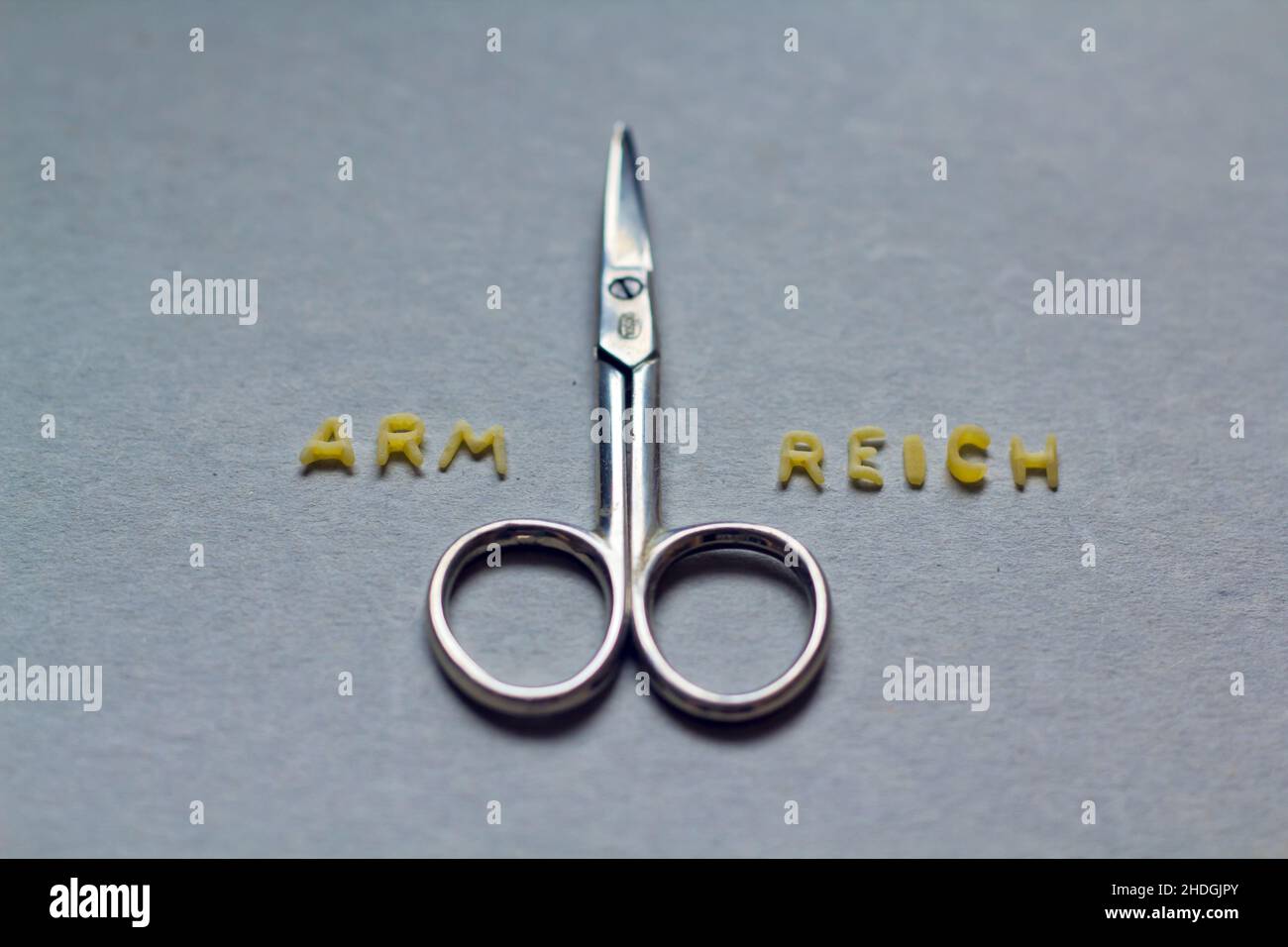 Arm, Reich, Armut Reichtum Schere, Arme, richs Stockfotografie - Alamy