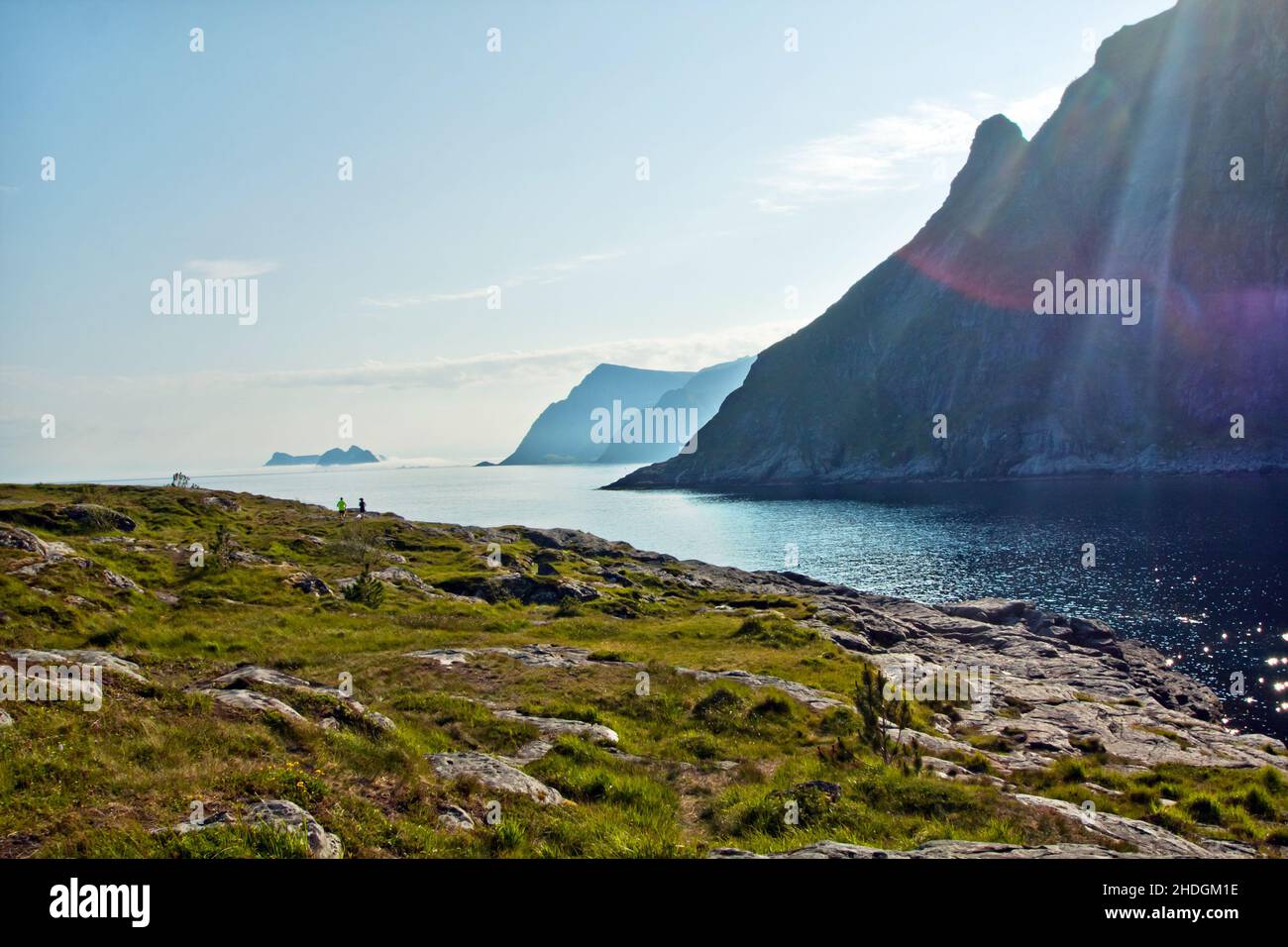 Küste, lofoten, Norwegisches Meer, Küsten, lofoten Stockfoto