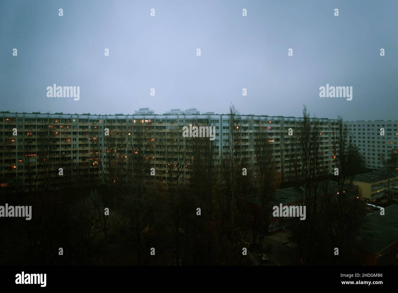 Tristesse, lichtenberg, gemeinderat, Tristesses, Lichtenbergs, ratshäuser Stockfoto