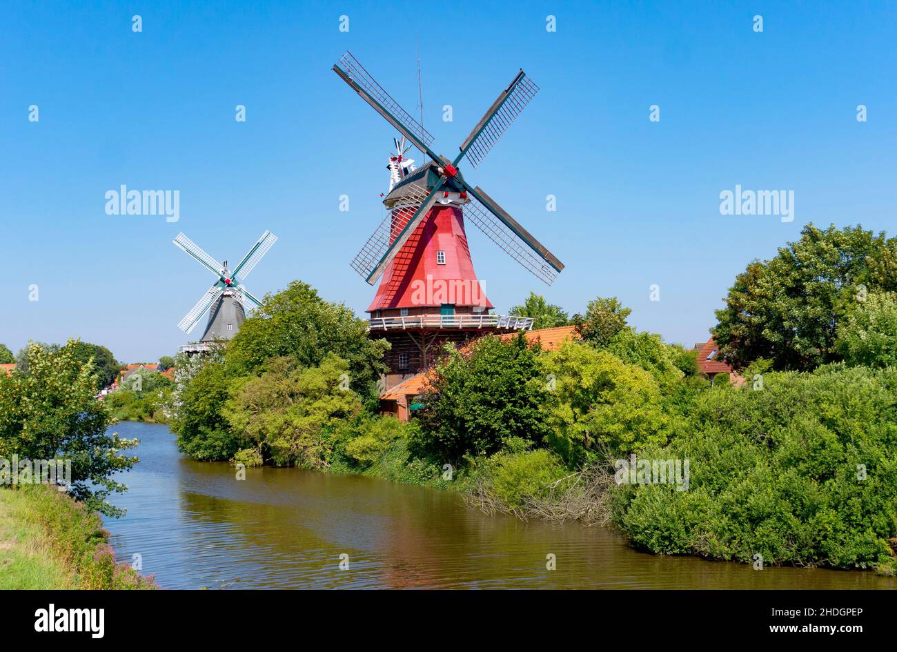greetsiel, Twin, Greetsiels, Twins Stockfoto