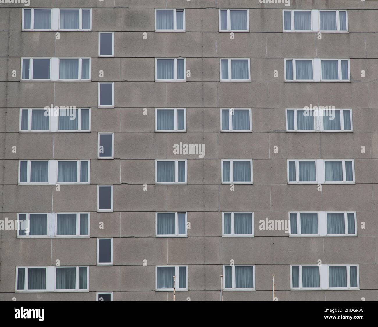 Fassade, gemeinderat, Sozialwohnungen, Fassaden, gemeinderäte Stockfoto