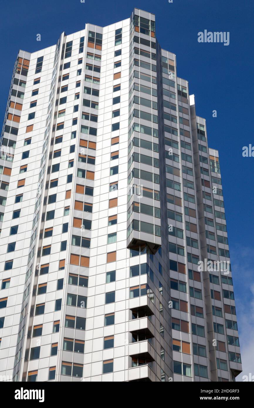 Mehrfamilienhaus, Wohnung, gemeinderat, Mehrfamilienhaus, Wohnungen, ratshäuser Stockfoto