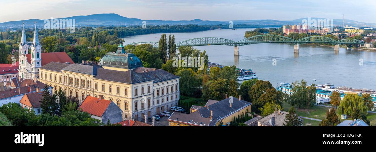 esztergom, st. ignatius, maria valeria Brücke, esztergoms Stockfoto