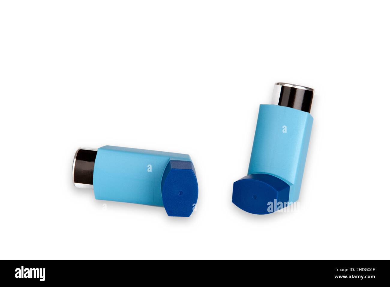 Inhalator, Asthmaspray, Dosieraerosol, Inhalatoren, Asthmasprays Stockfoto