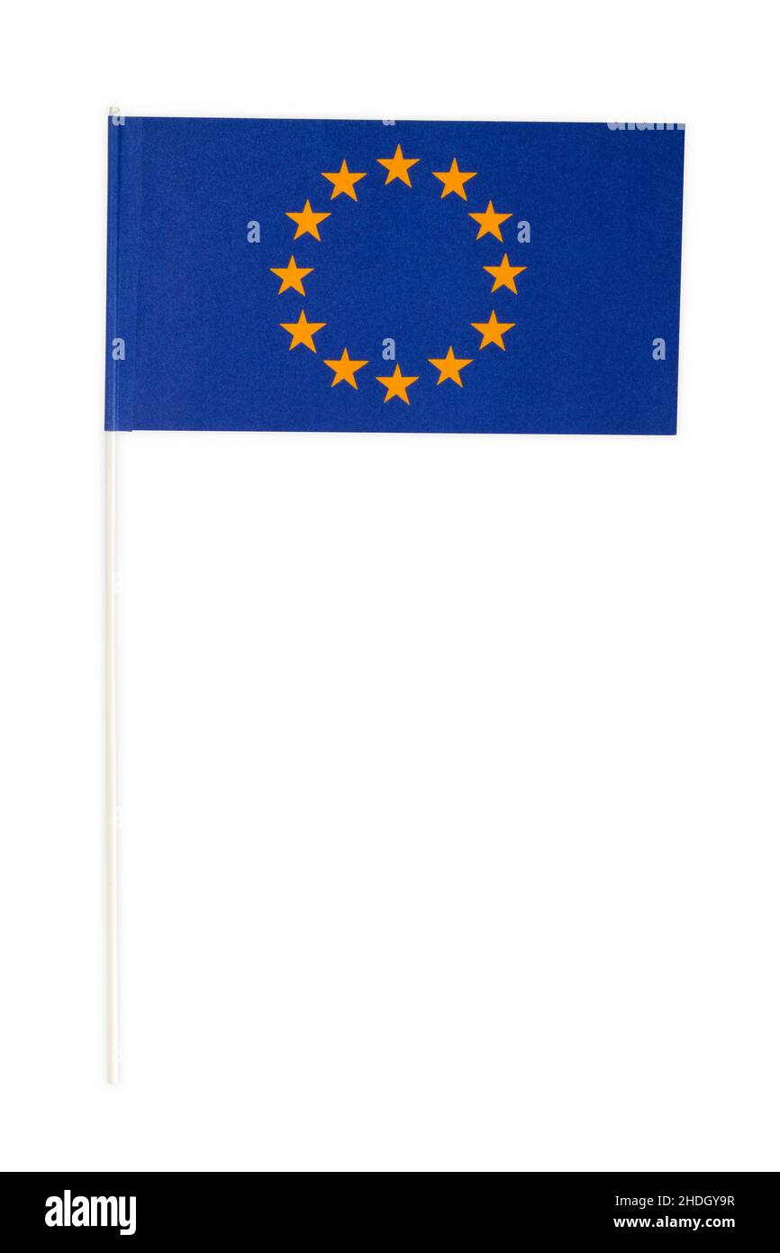 europa, flagge der europäischen Union, europes, flaggen der europäischen Union Stockfoto