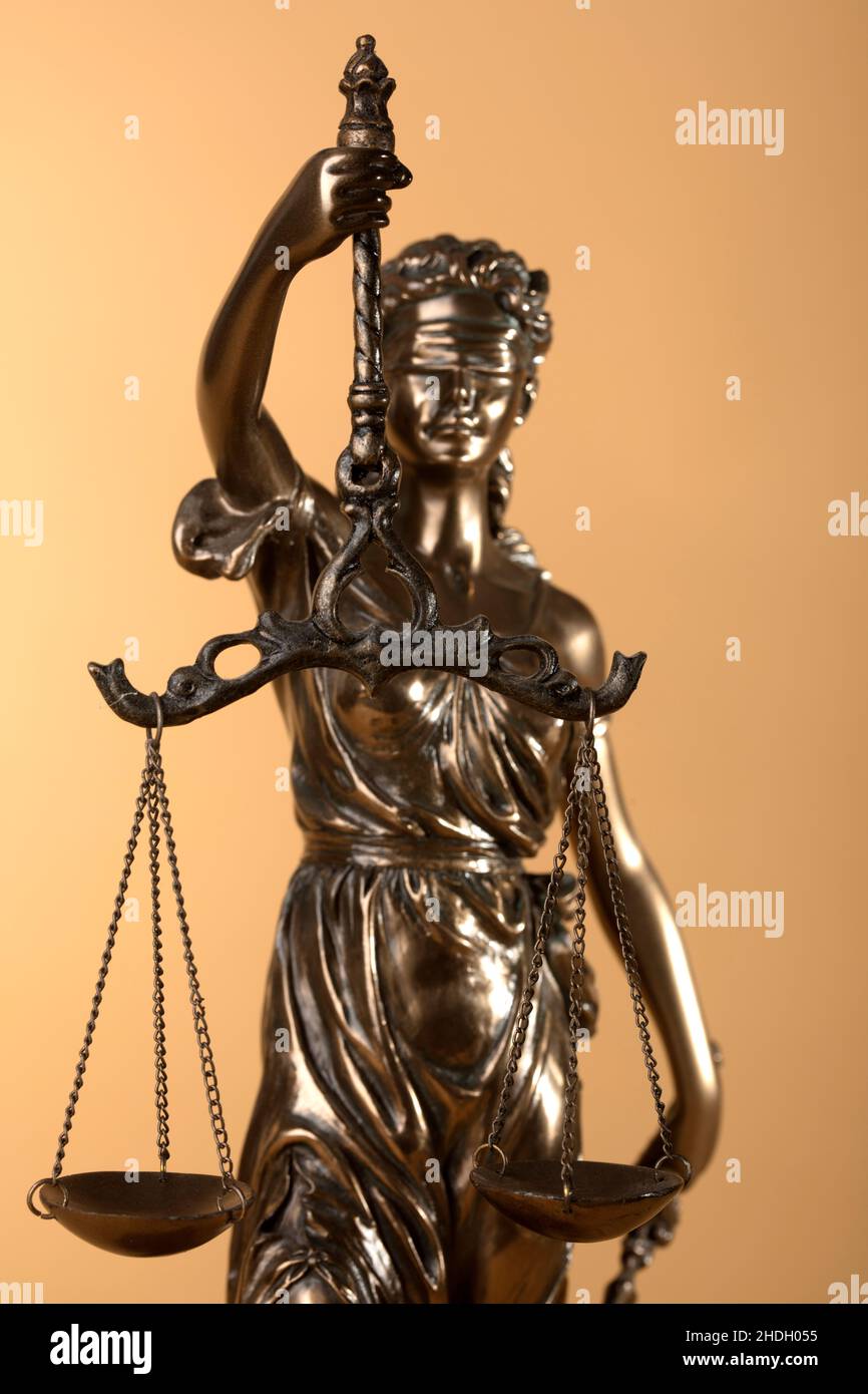 Gerechtigkeit, justitia, Richter, Frauenjustiz, Frauenjustiz Stockfoto