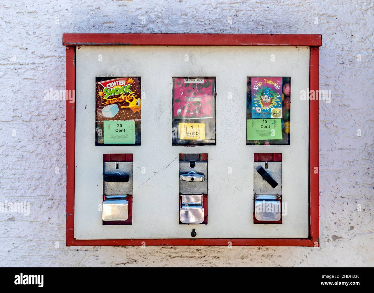 gummiball Maschine, Gummiball Maschinen Stockfoto