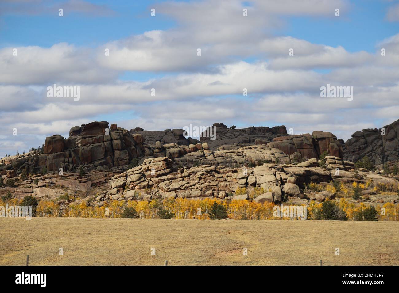 Vedauwoo Felsformationen Wyoming Stockfoto