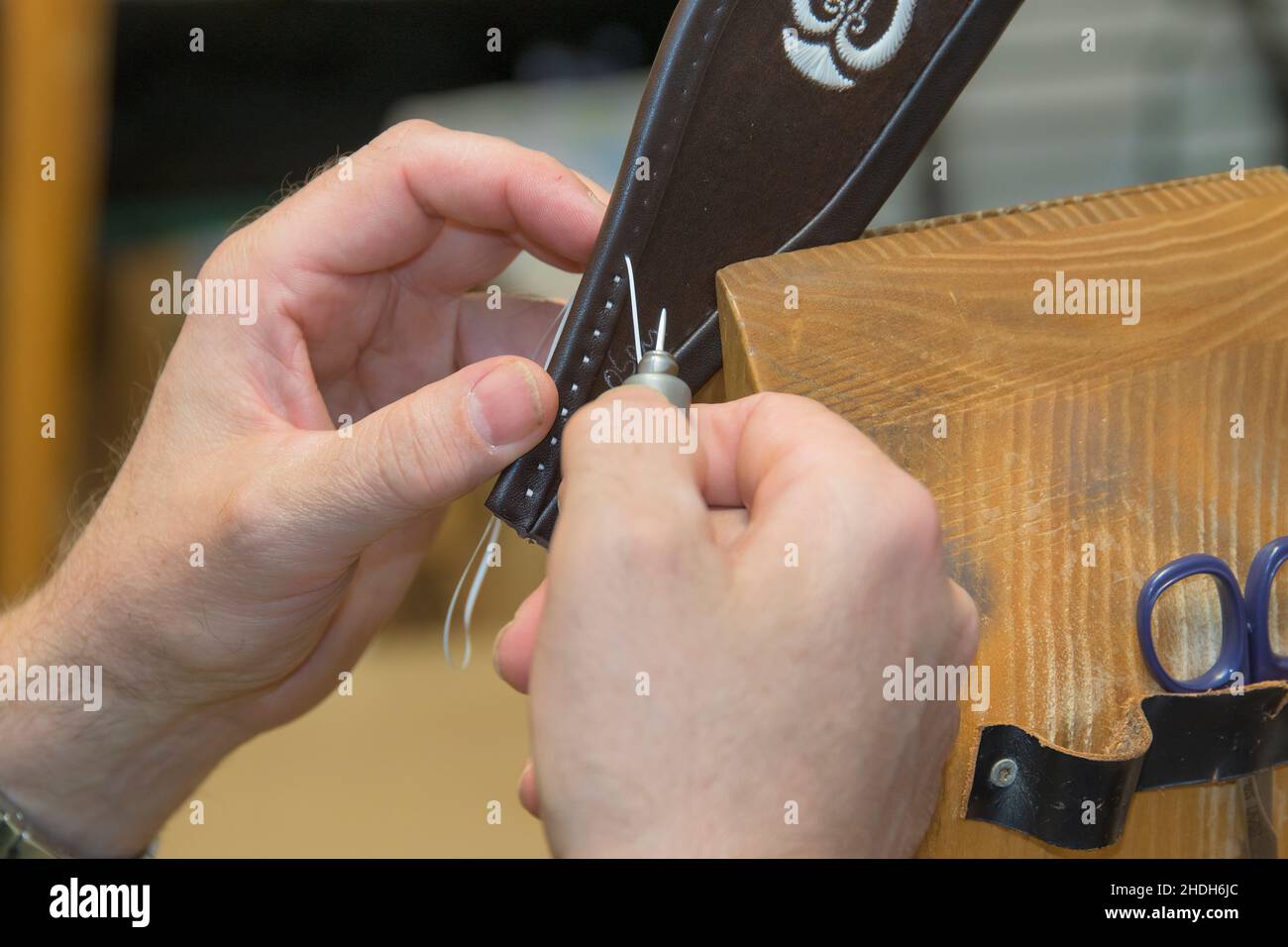 Kunsthandwerk, traditionelle Kleidung, trachtenranzen, Handwerk Stockfoto