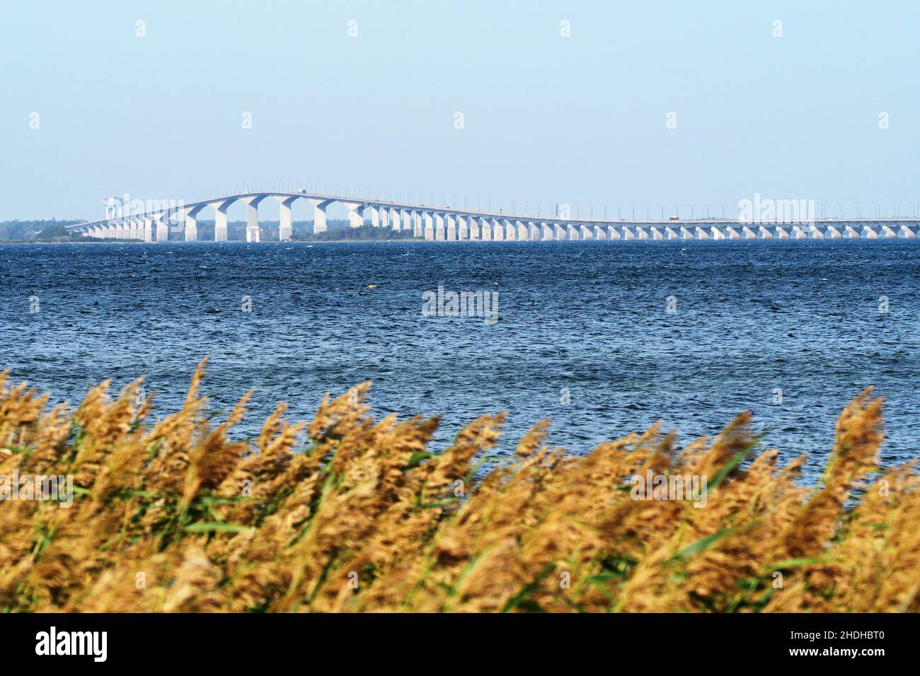 kalmarsund, Öland-Brücke, Kalmarsunds Stockfoto
