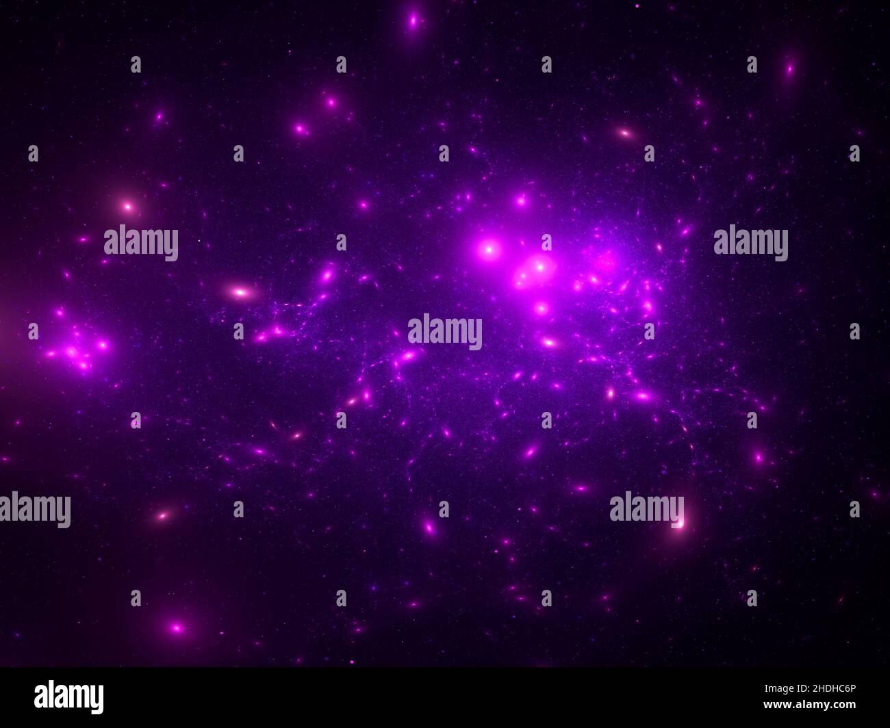 Nur ungewöhnliche Himmel - abstrakte computergenerierte Illustration Stockfoto