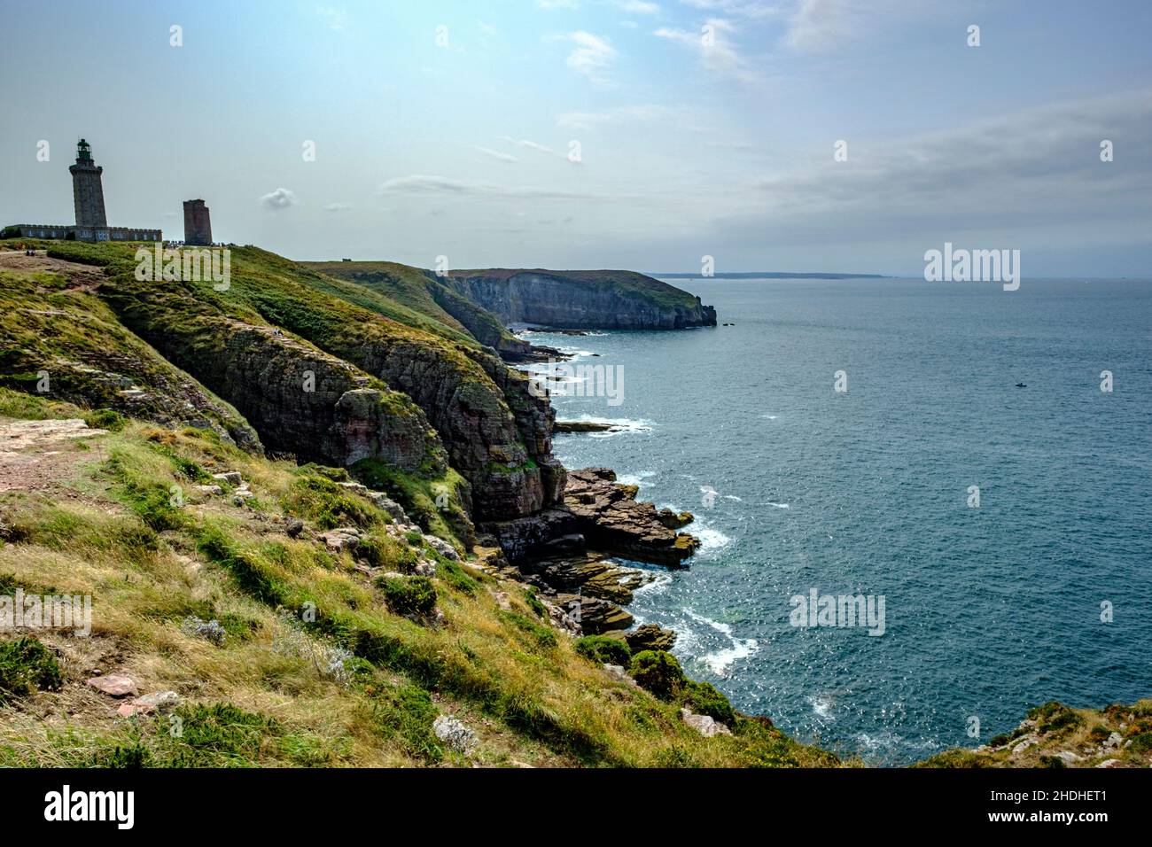 Rocky, Cap frehel, rockies, Cap Frehels Stockfoto