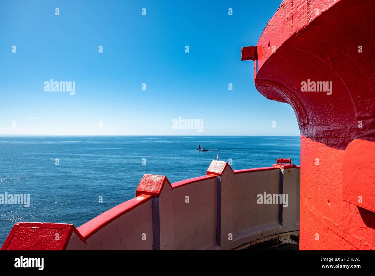 Leuchtturm, Aussicht, atlantik, Leuchttürme, Aussicht, atlantische Ozeane Stockfoto