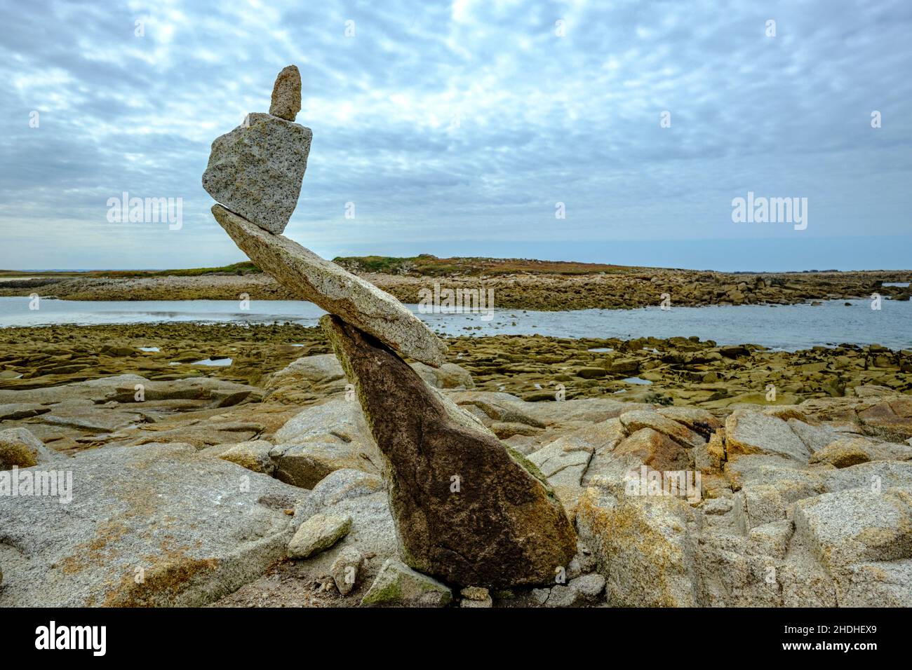 Rocky, bretagne, Steinturm, rockies, Brittanies, Steintürme Stockfoto
