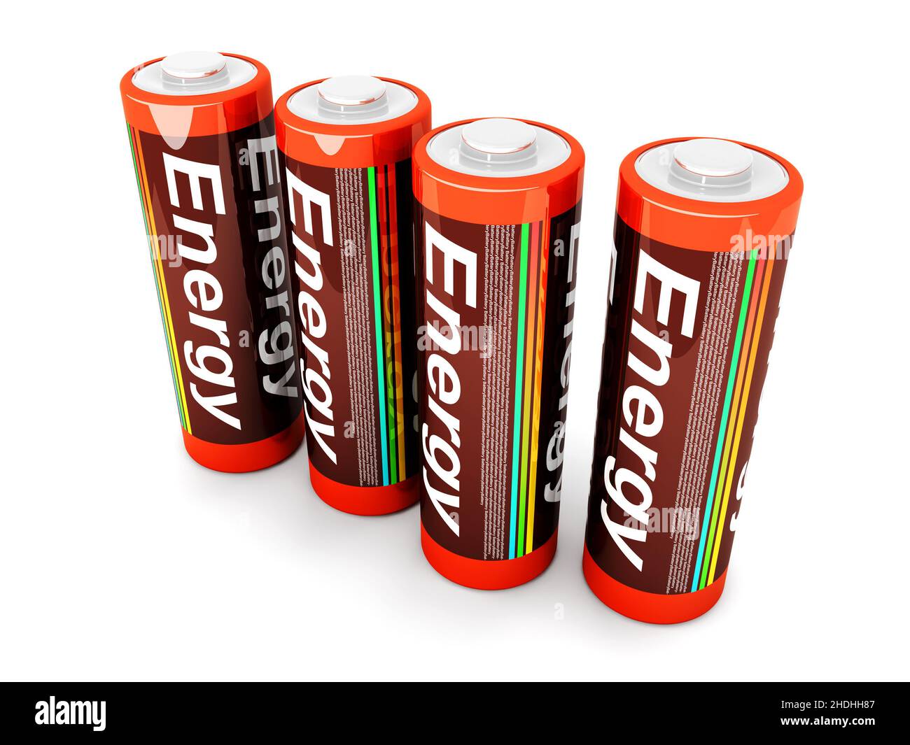 mignon, Batterie, Mignons, Batterien Stockfoto