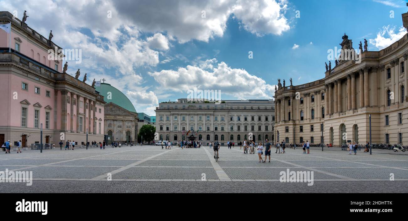 berlin, unter den Linden, belplace, unter den Linden, belplatzs Stockfoto