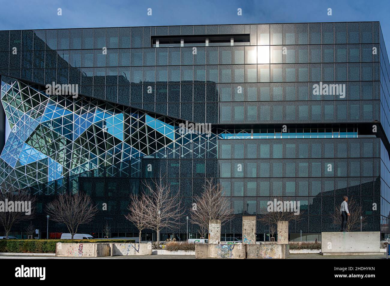 Bürogebäude, moderne Architektur, Axel springer, Bürogebäude, Servicegebäude, Moderne Architekturen Stockfoto