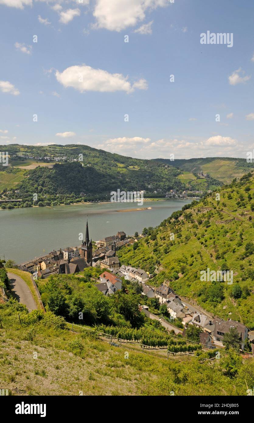 hessen, rheintal, lorchhausen, hesses, rheintal, Lorchhausens Stockfoto
