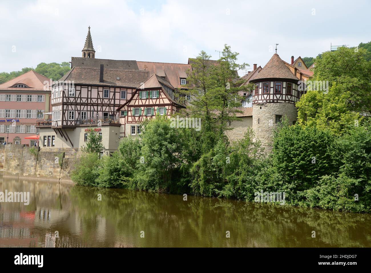 Altstadt, schwäbisch Hall, Altstadt, schwäbisch Hall Stockfoto