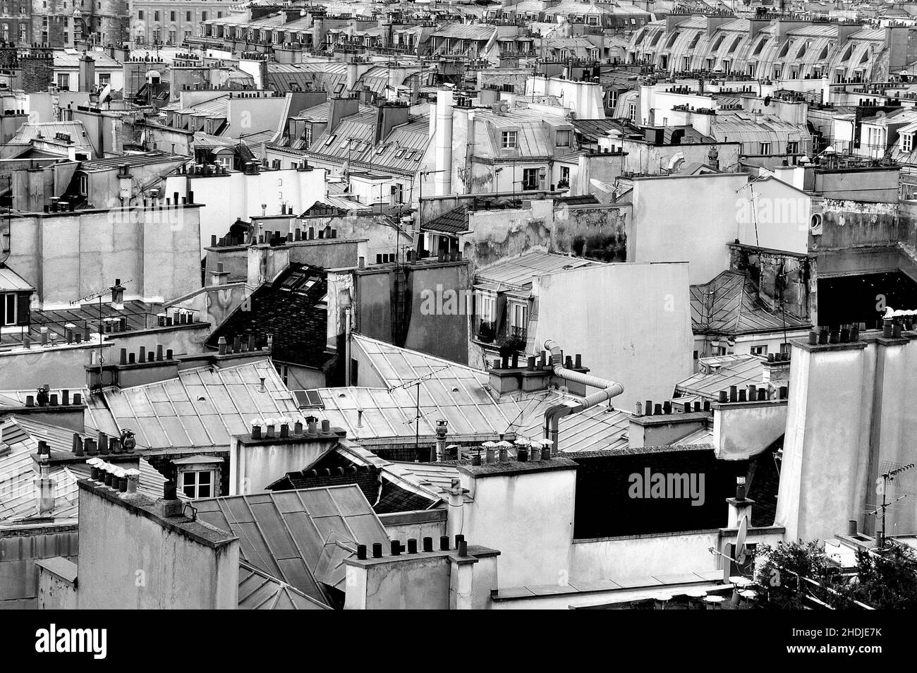 Haus, Stadtblick, paris, Häuser, Stadtblick Stockfoto